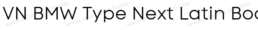 VN BMW Type Next Latin Book字体转换